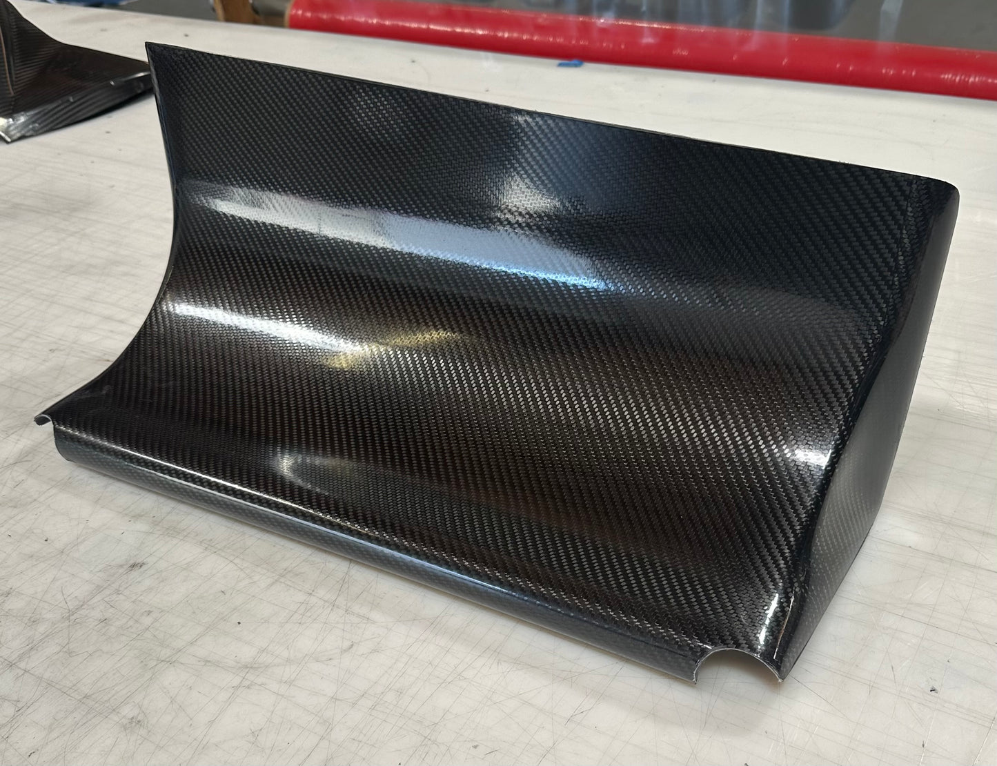 Carbon Fiber Sprint Car Air Dam/Radiator Guard - Standard or Extended