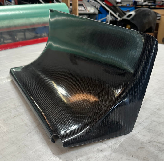 Carbon Fiber Sprint Car Air Dam/Radiator Guard - Standard or Extended