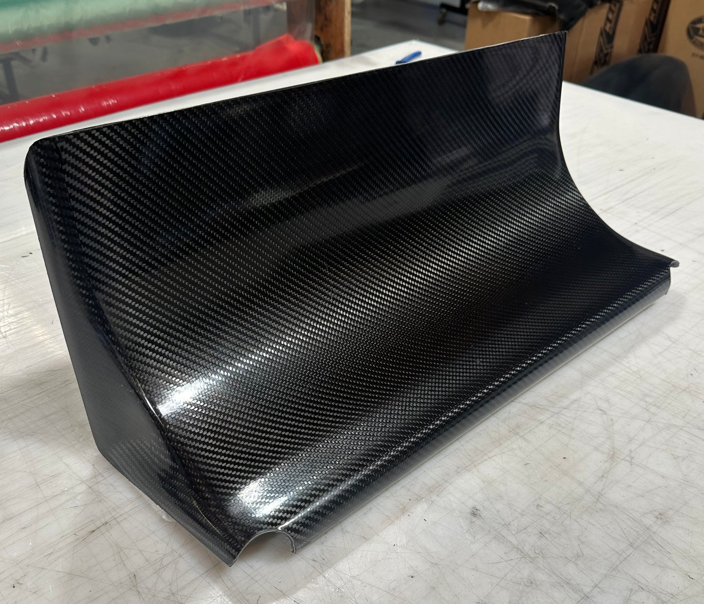 Carbon Fiber Sprint Car Air Dam/Radiator Guard - Standard or Extended