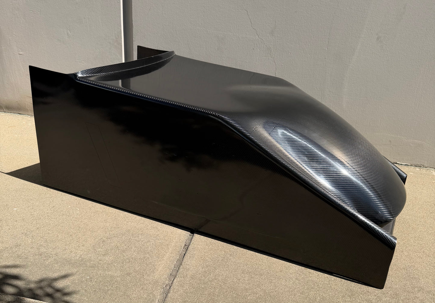 Carbon Fiber Sprint Car Hood - Over Rail Style