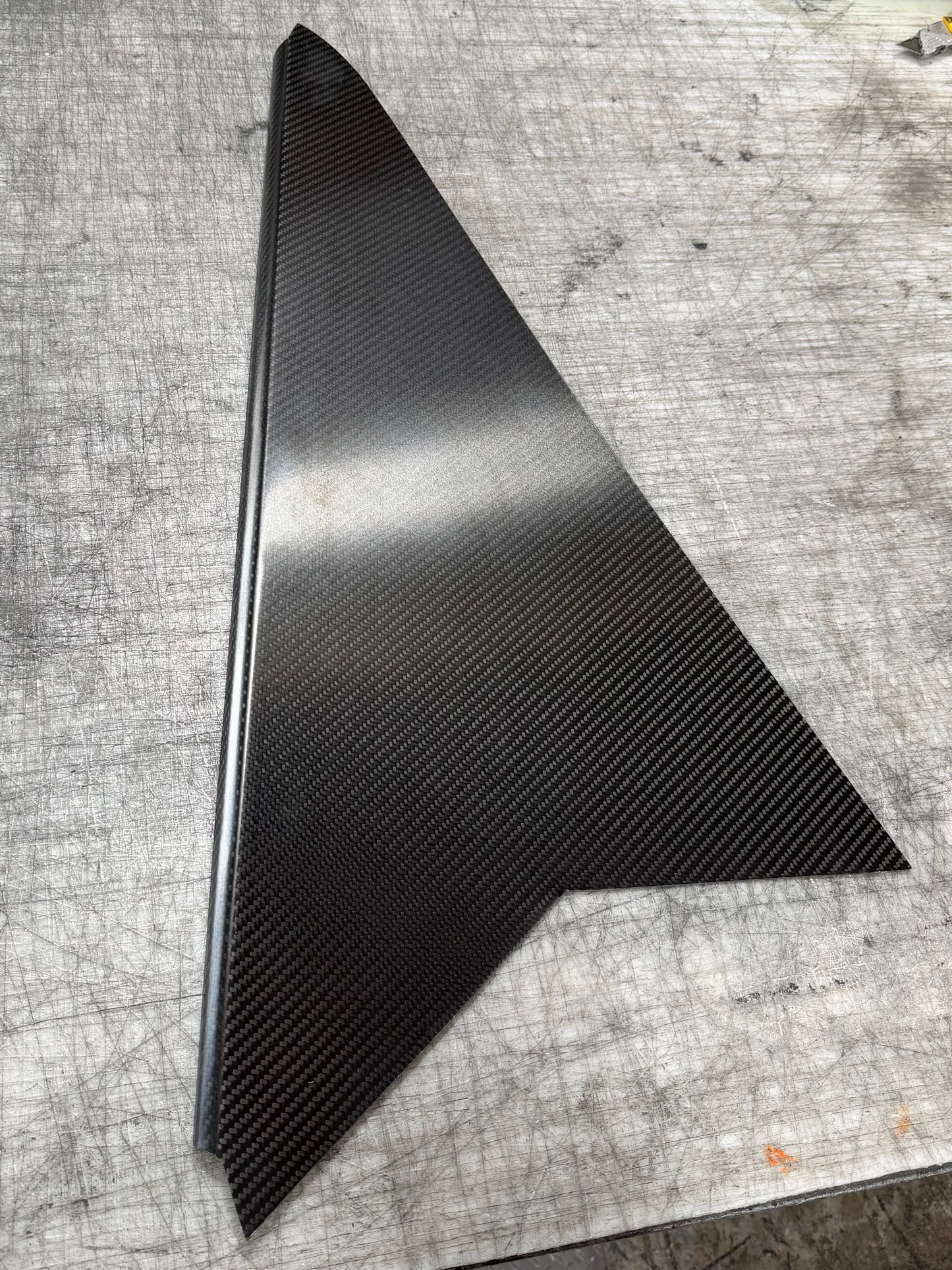 Sprint Car Carbon Fiber Left Side Arm Guard Triangle - Cali Eagle Style