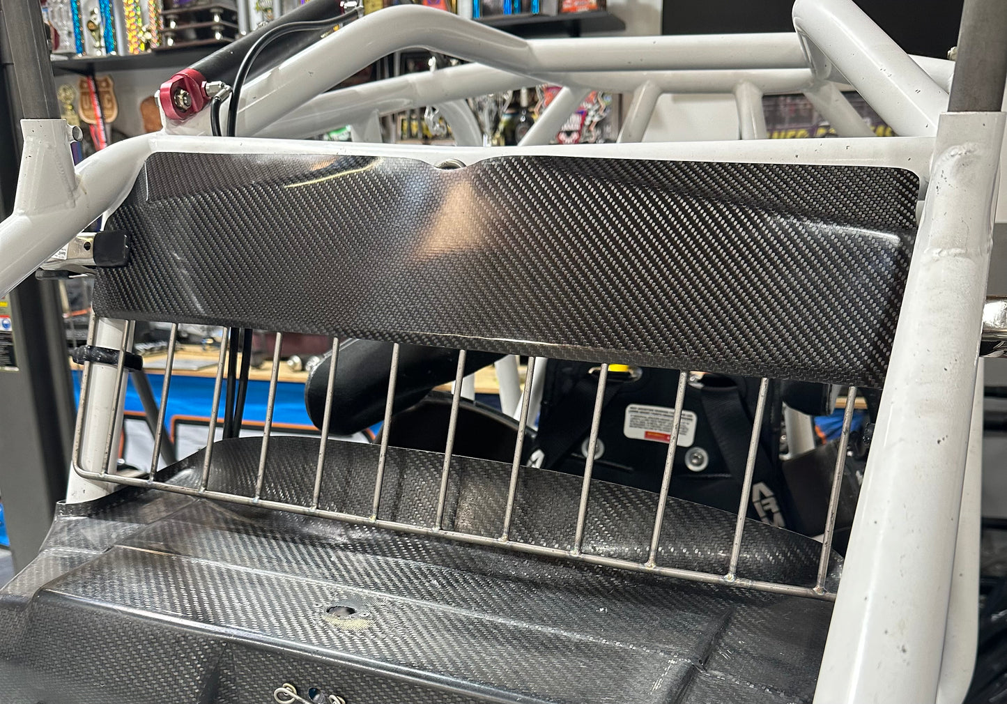 Carbon Fiber Sprint Car Sun Visor