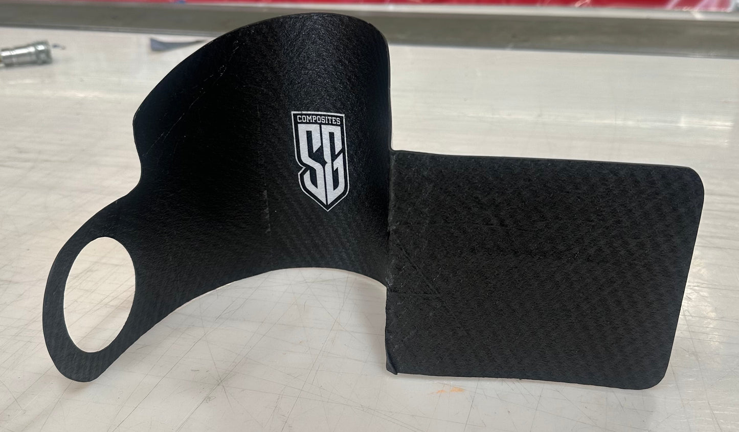 Carbon Fiber Knee Guard for Sprint Cars/Midgets - Gen2/Half Box