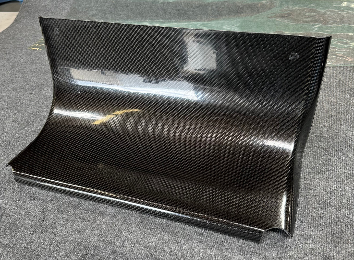 Carbon Fiber Sprint Car Air Dam/Radiator Guard - Standard or Extended