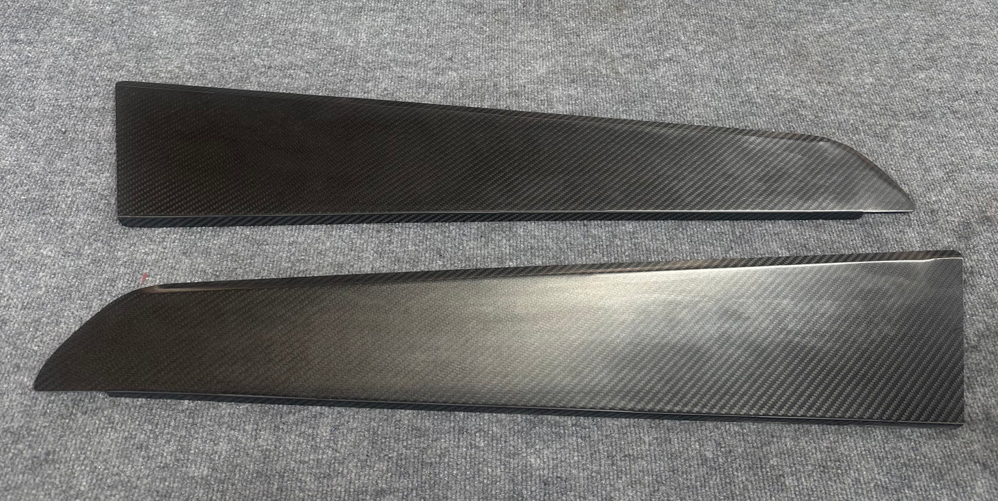 Carbon Fiber Sprint Car Side Sun Visor Set