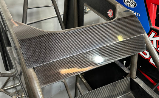 Carbon Fiber Midget Sun Visor/Name Plate