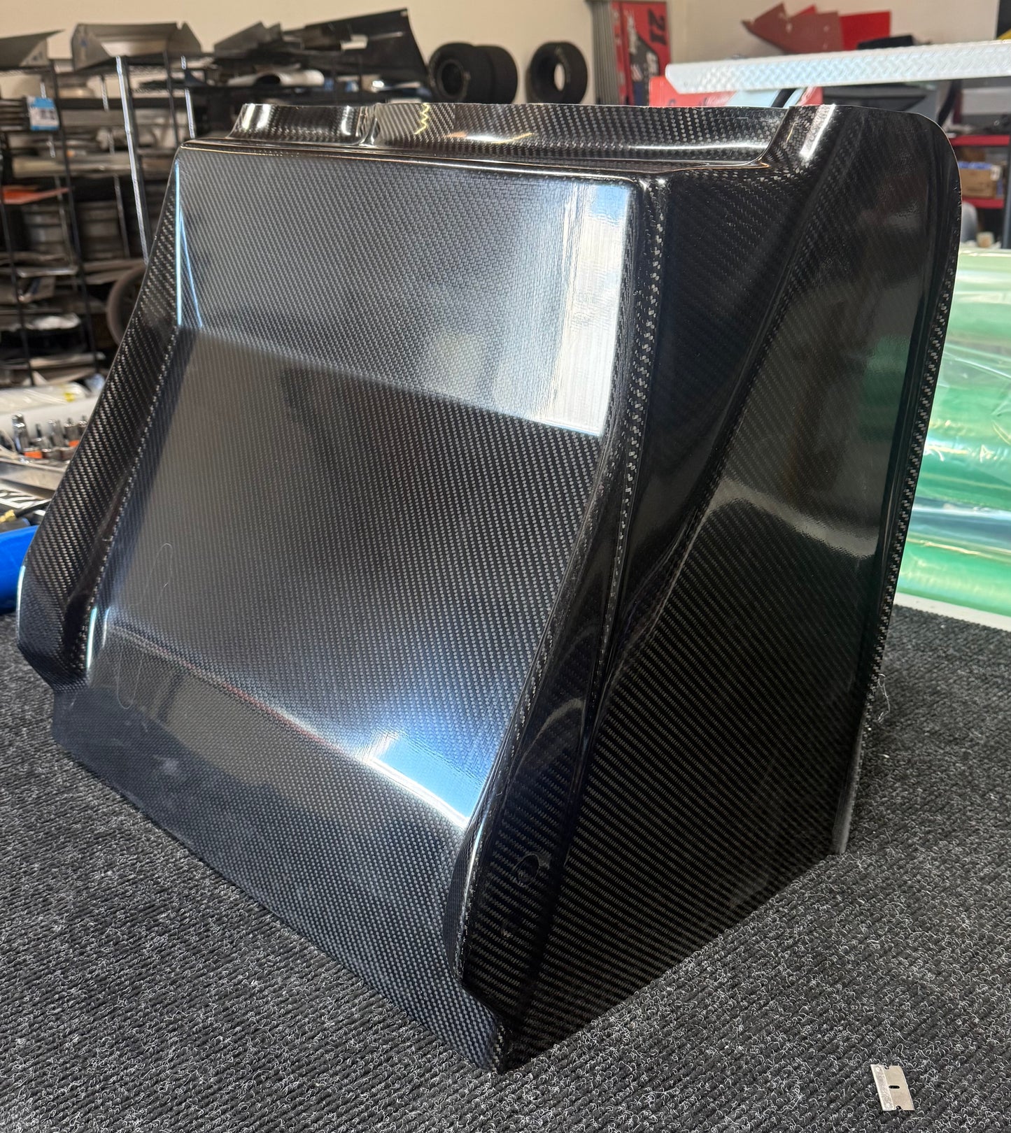 Carbon Fiber Sprint Car Dash - Inpulse Style