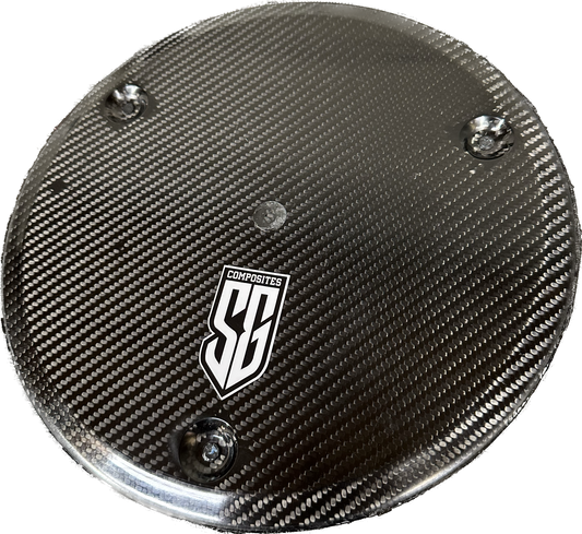 10" TJ Forged Carbon Fiber Micro Mud Cover