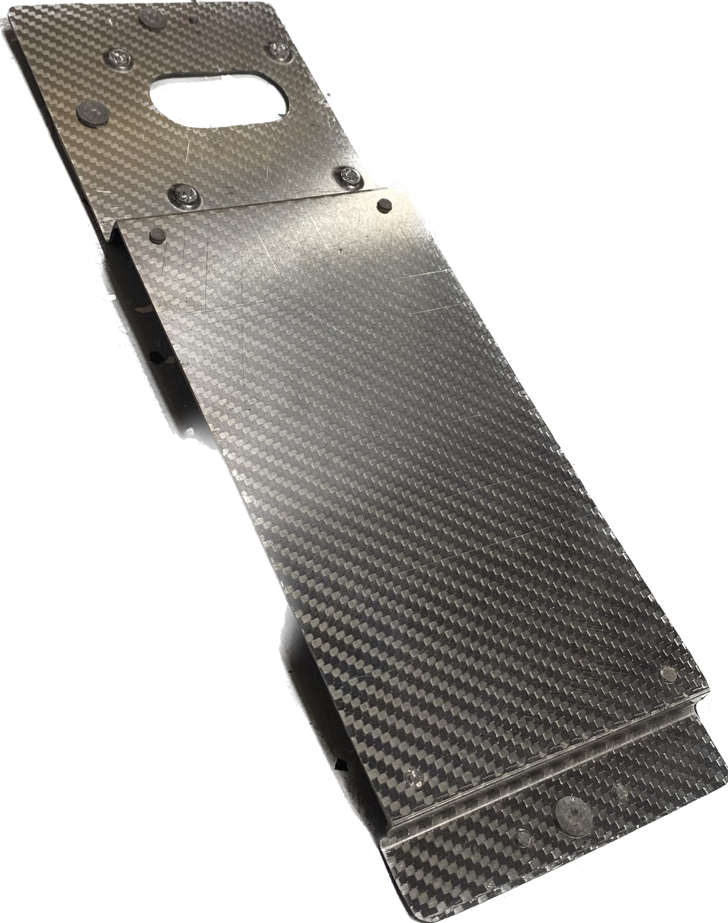 Carbon Fiber Sprint Car MSD Ignition Panel - Flat or Bent