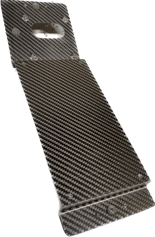 Carbon Fiber Sprint Car MSD Ignition Panel - Flat or Bent