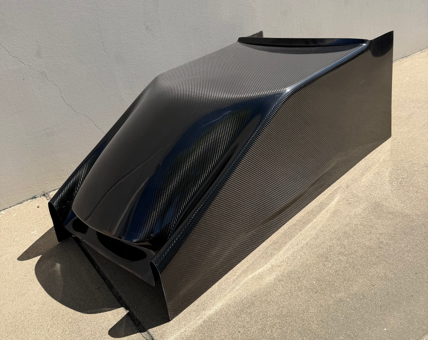 Carbon Fiber Sprint Car Hood - Over Rail Style