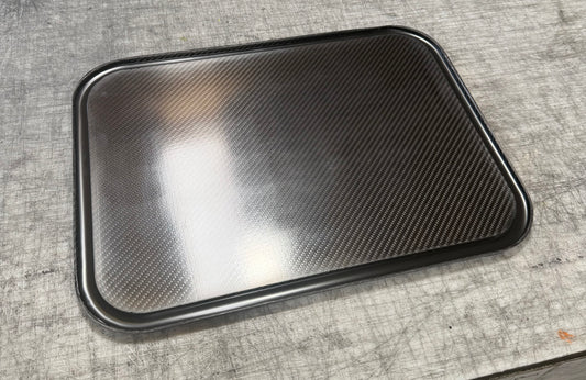 Carbon Fiber Sprint Car Air Filter Base Plate for K&N or Walker Filters