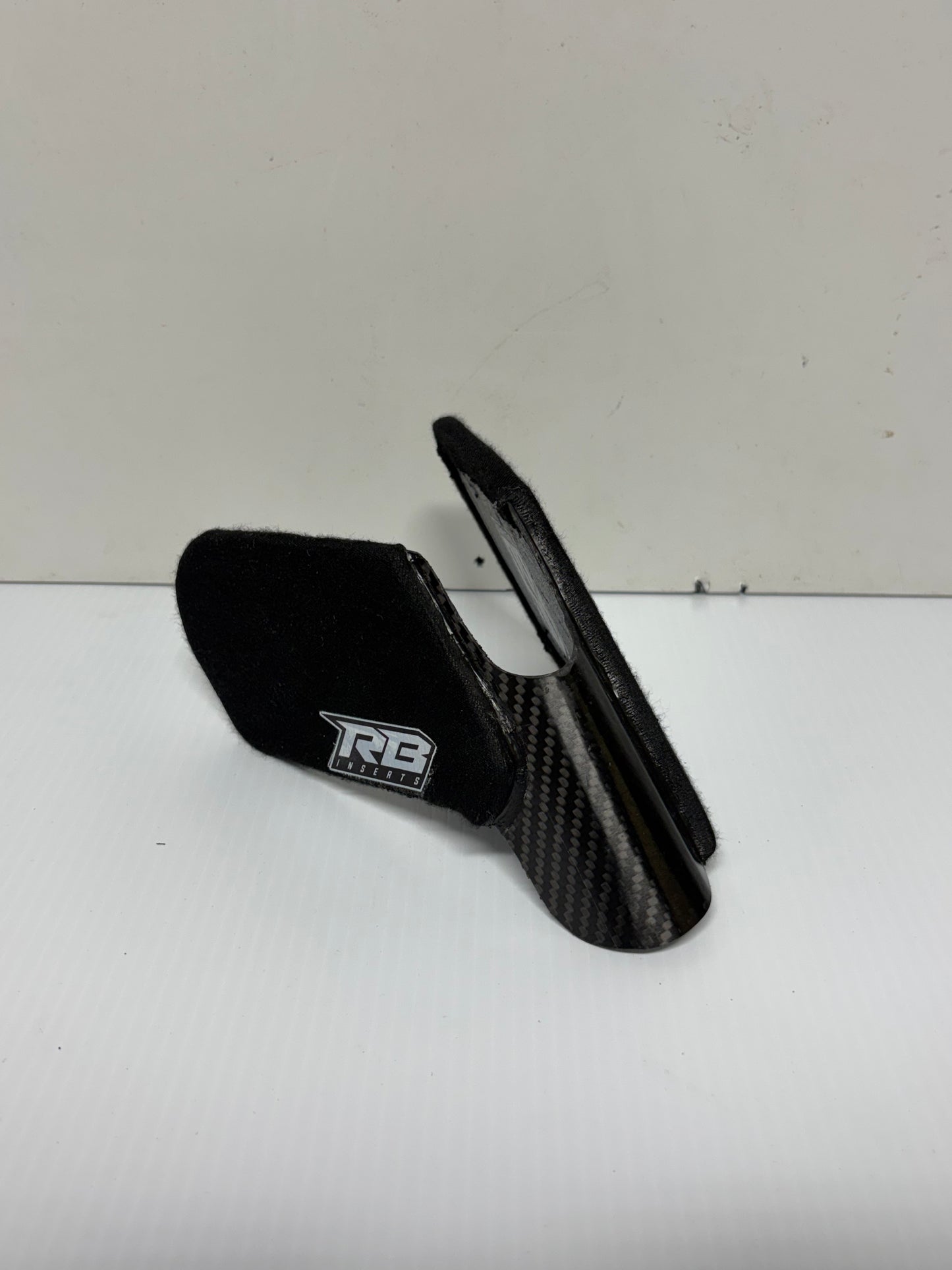 Carbon Fiber Knee Guard for Outlaw Karts With RBI Padding