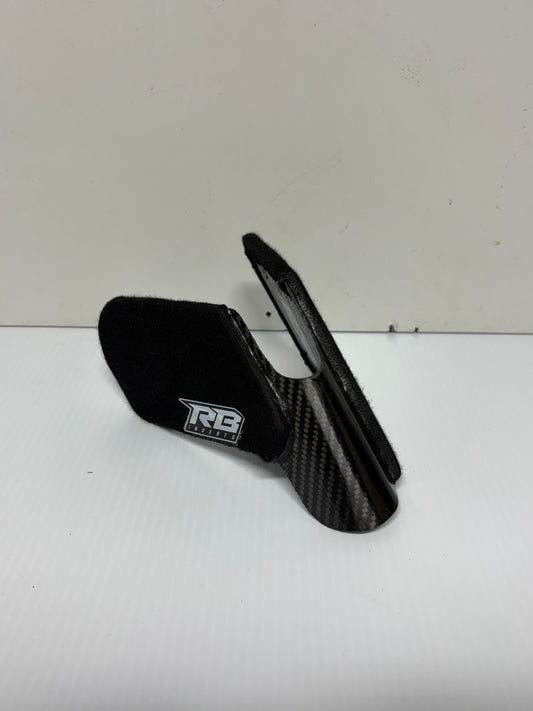 Carbon Fiber Knee Guard for Outlaw Karts With RBI Padding