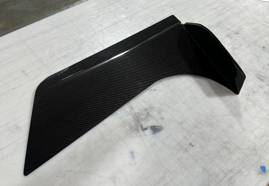 Carbon Fiber Outlaw Kart Left Side Visor