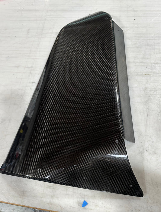 Carbon Fiber Outlaw Kart Left Side Arm Guard Panel