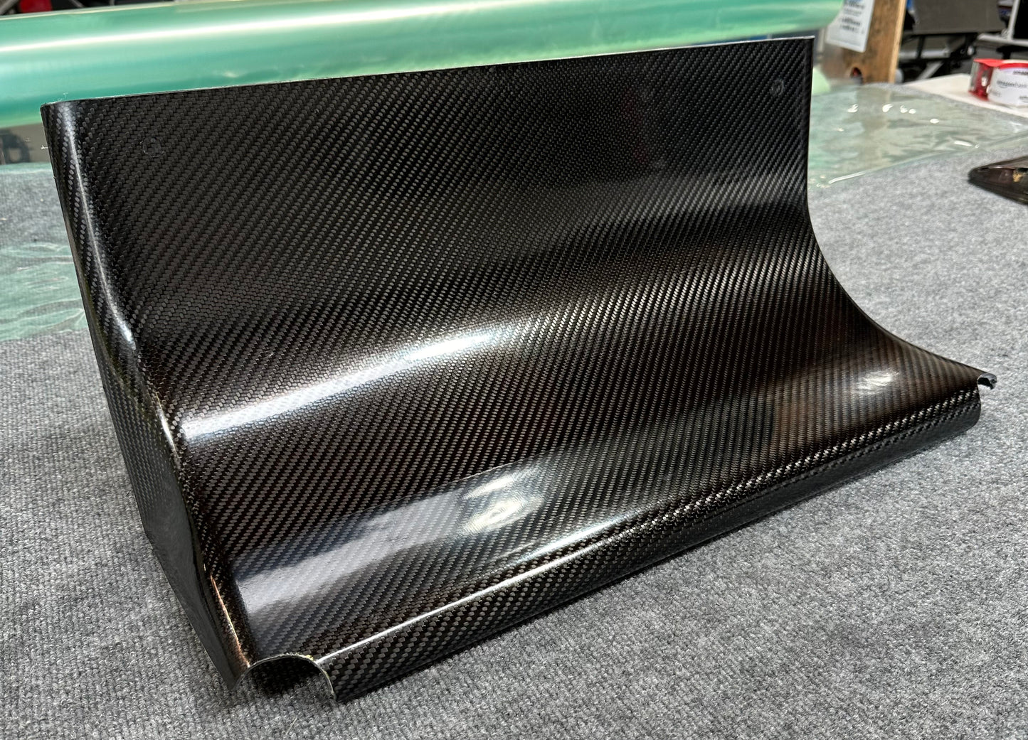 Carbon Fiber Sprint Car Air Dam/Radiator Guard - Standard or Extended