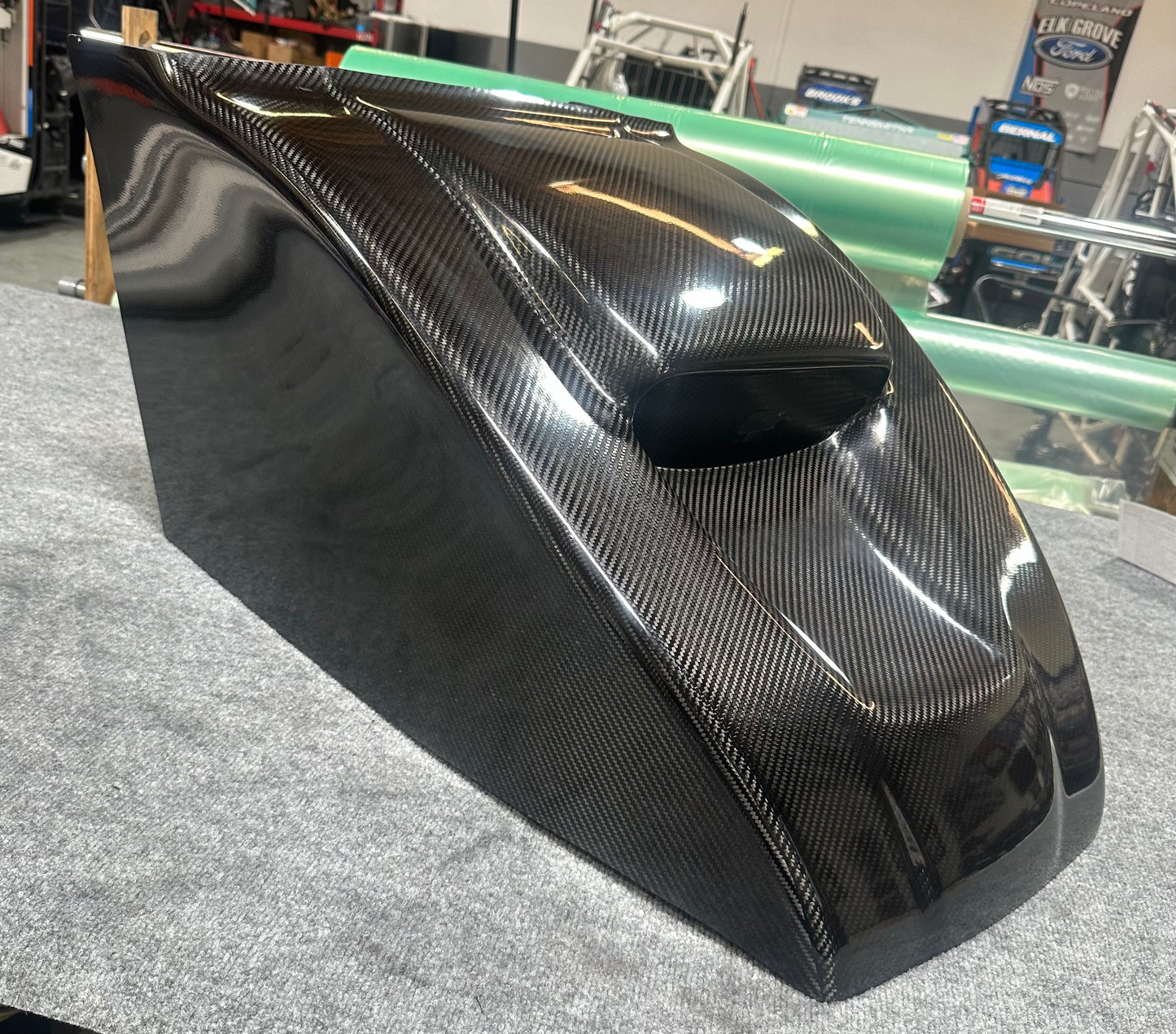 Carbon Fiber Outlaw Kart Hood - Enforcer