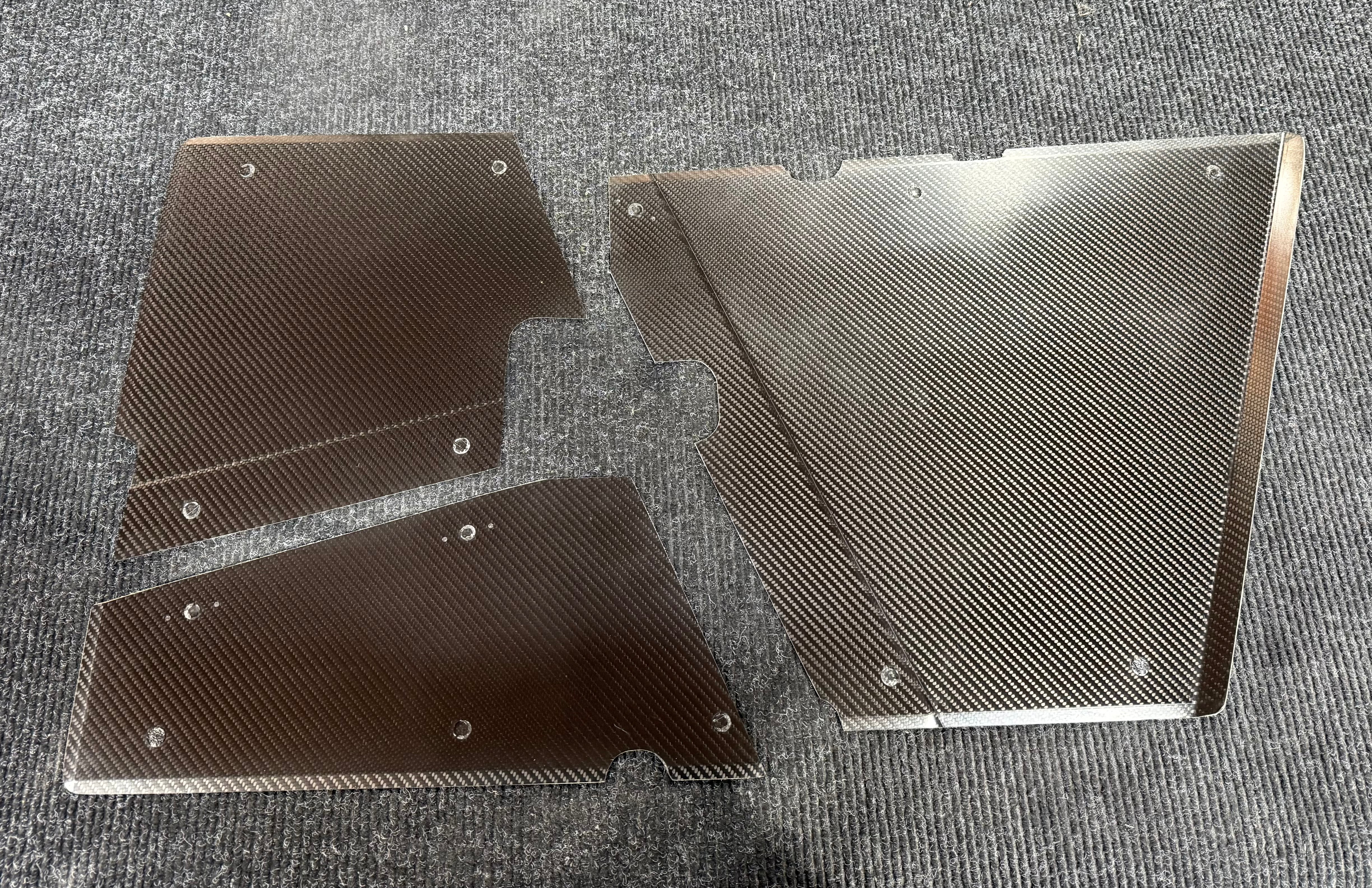 Lower Panel Incar Sprint Car Lower Panels/Kick Panels - Maxim Cockpit Left Side - 3 Piec ...