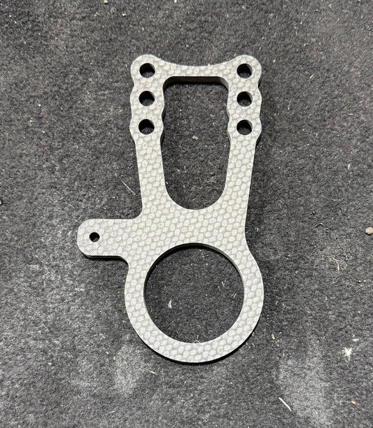 Carbon Fiber Sprint Car/Midget Steering Gear Locator Upper Mount