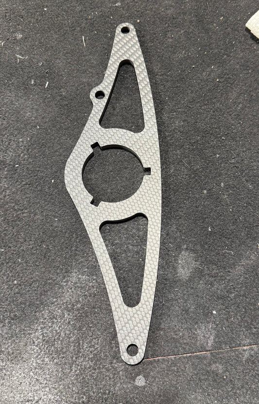 Carbon Fiber Sprint Car Half Box Steering Mount - Gen2