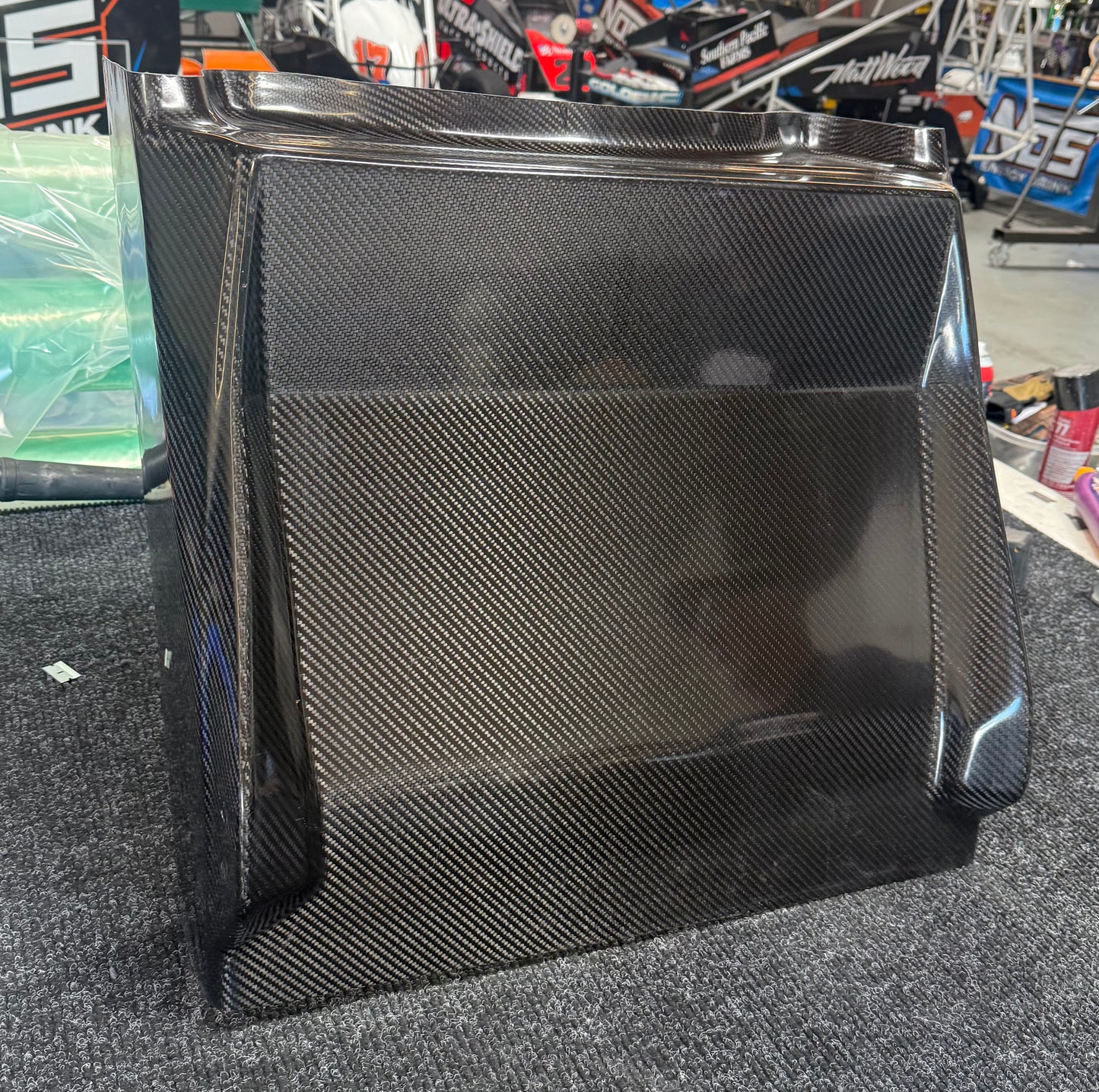Carbon Fiber Sprint Car Dash - Inpulse Style