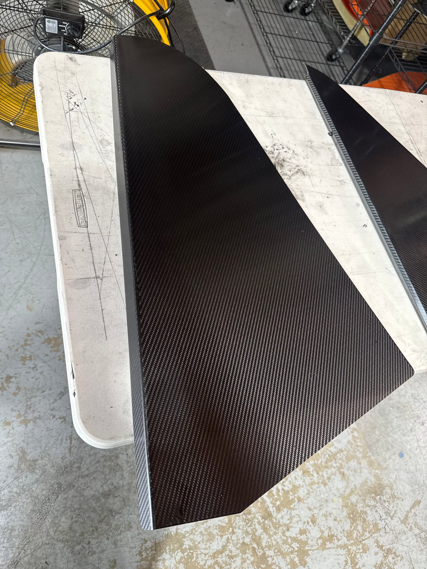 Sprint Car Carbon Fiber Left Side Arm Guard Triangle - XXX Style