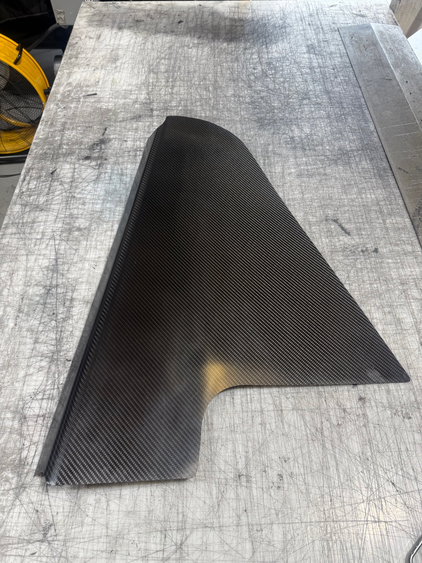 Sprint Car Carbon Fiber Left Side Arm Guard Triangle - Universal Style