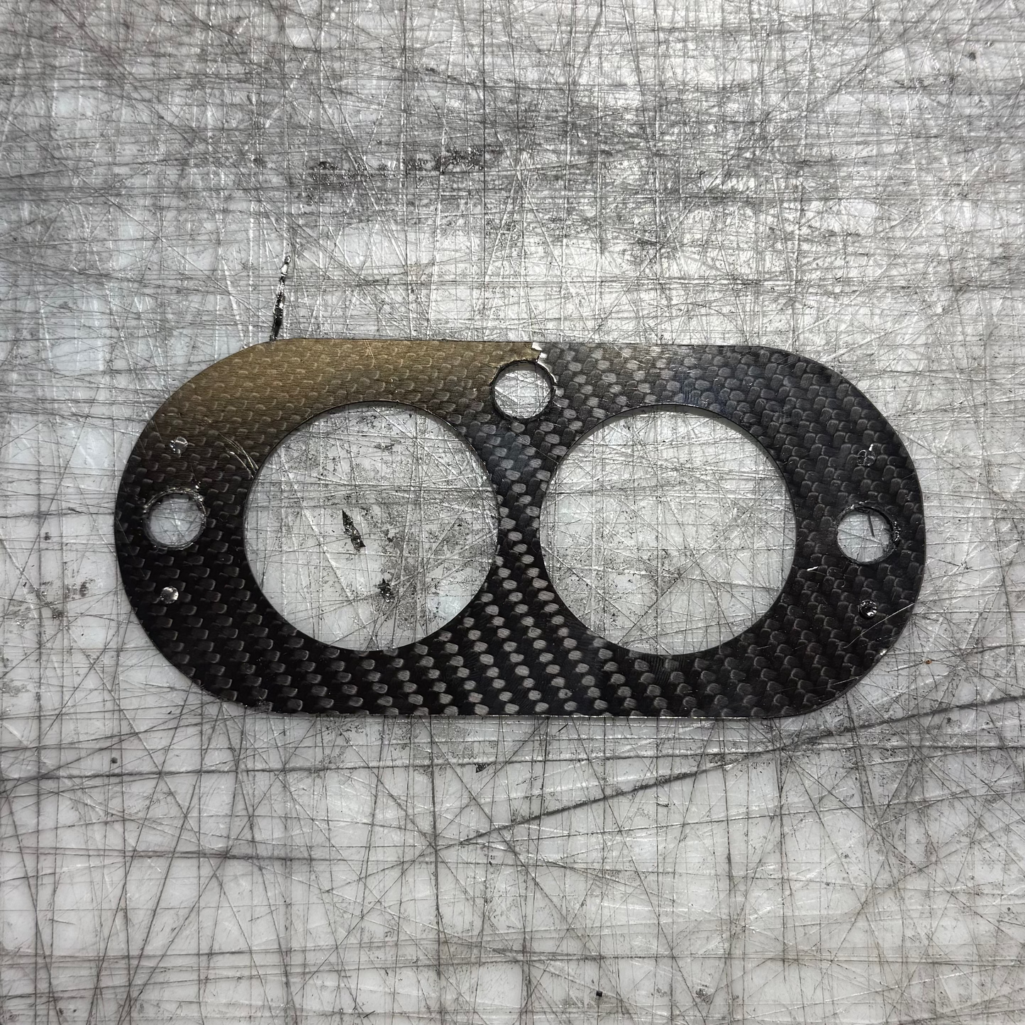 Carbon Fiber Sprint Car Gauge Panel - 2 1/16"