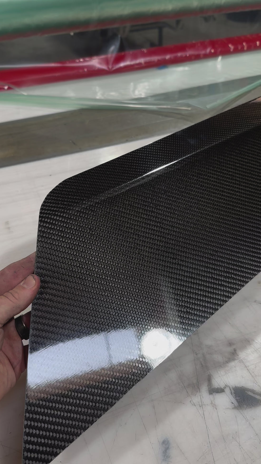 Carbon Fiber Outlaw Kart Left Side Visor – SG Composites